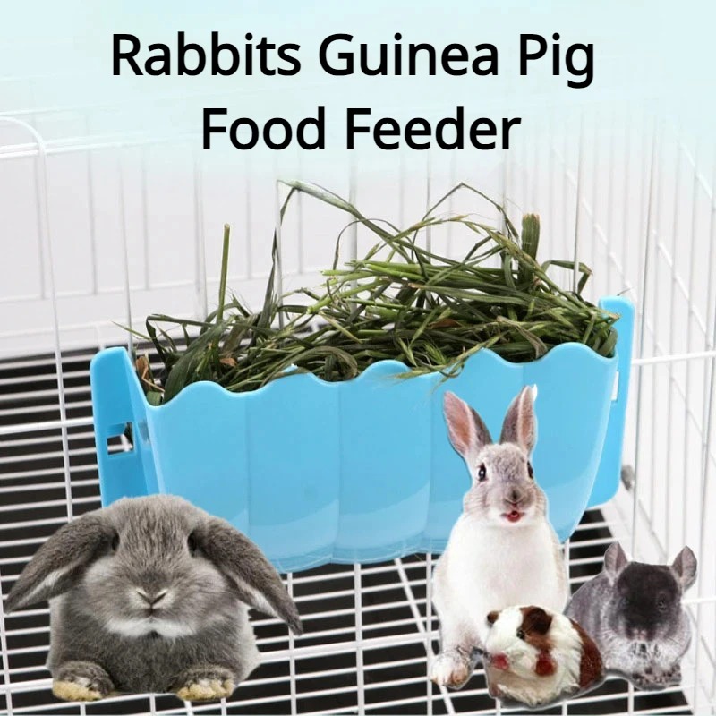 Pet Supplies Is Food - شنقا البلاستيك تغذية القش أرنب ،