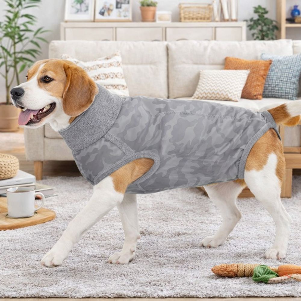 Dog Anxiety Vest - بدلة تعافي مرنة للكلاب، بدلة تعقيم