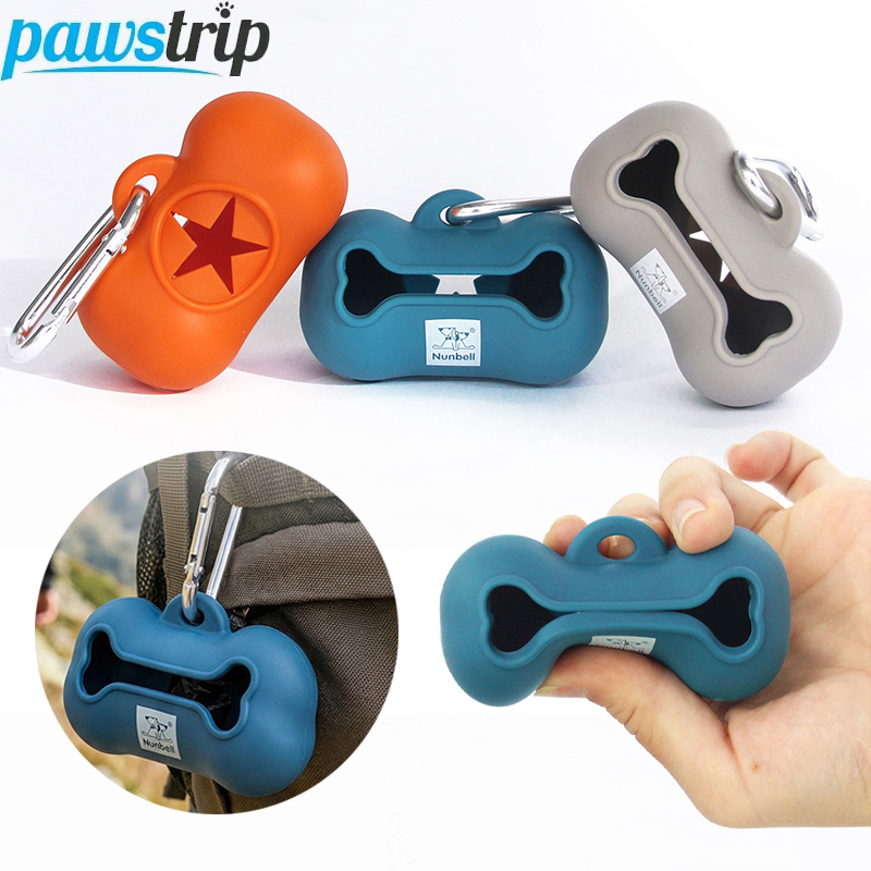 Poop Bag Dispenser - موزع أكياس نفايات الكلاب من السيليكون،