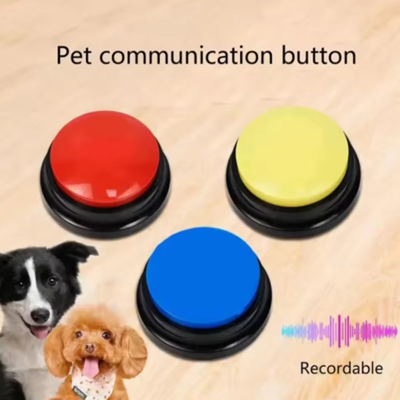 Training Clicker Dog - أزرار اتصال الكلاب، زر تسجيل صوتي