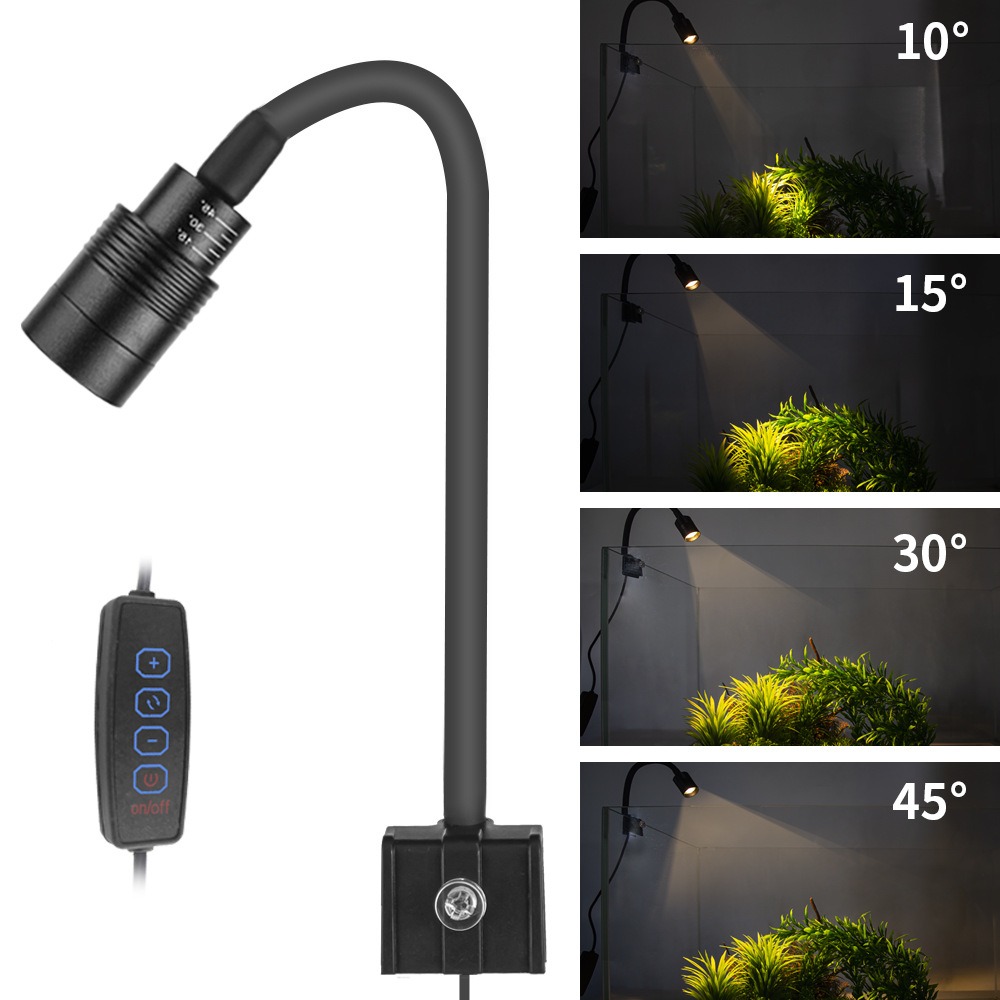 Pet Supplies Pet Shop - مصباح LED فائق النحافة لإضاءة أحواض
