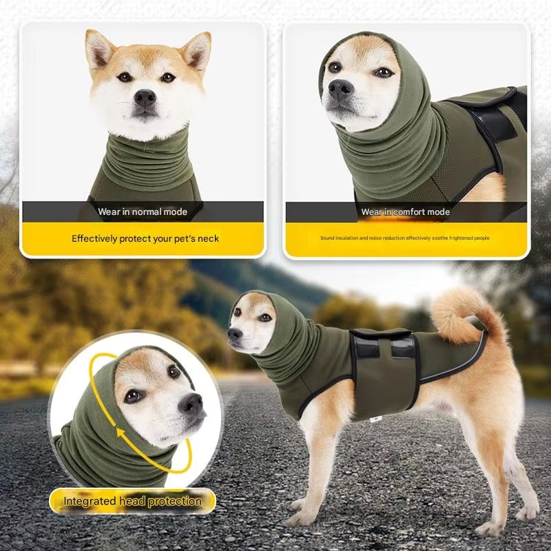 سترة تهدئة للكلاب والقطط من ال - مراجعة Dog Anxiety Vest وسعره