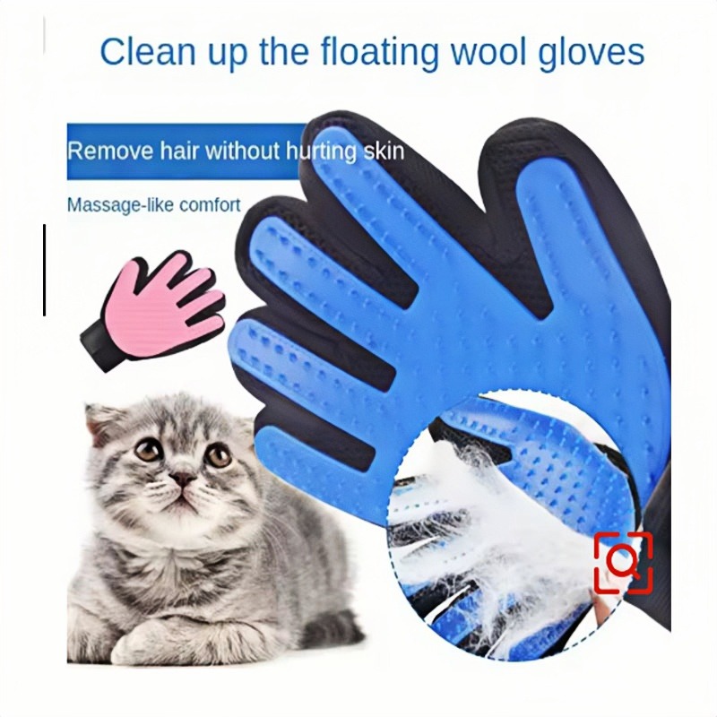 قفاز تمشيط شعر الحيوانات الألي - مراجعة Pet Supplies Warehouse وسعره