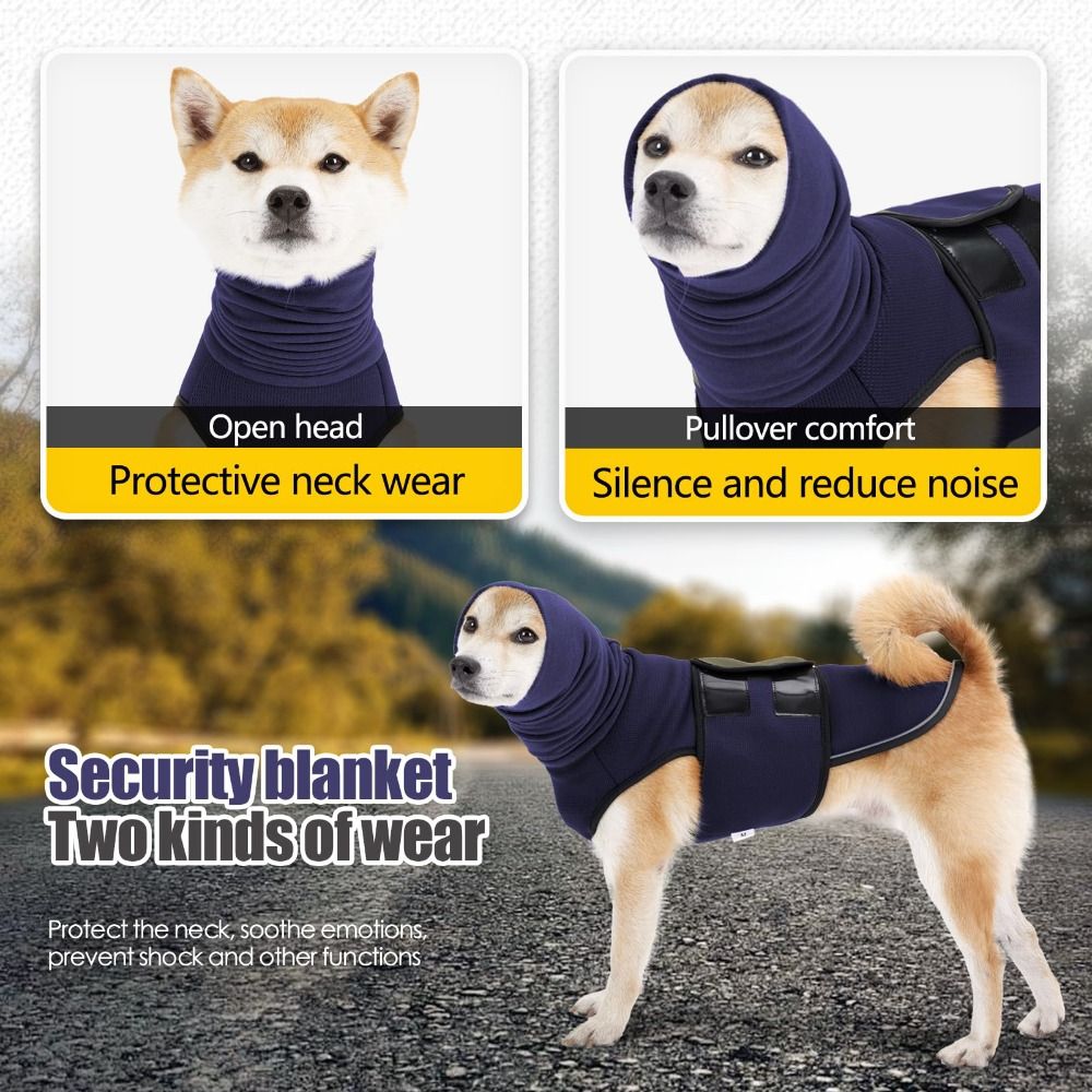 سترة تهدئة للكلاب عازلة للضوضا - مراجعة Dog Anxiety Vest وسعره