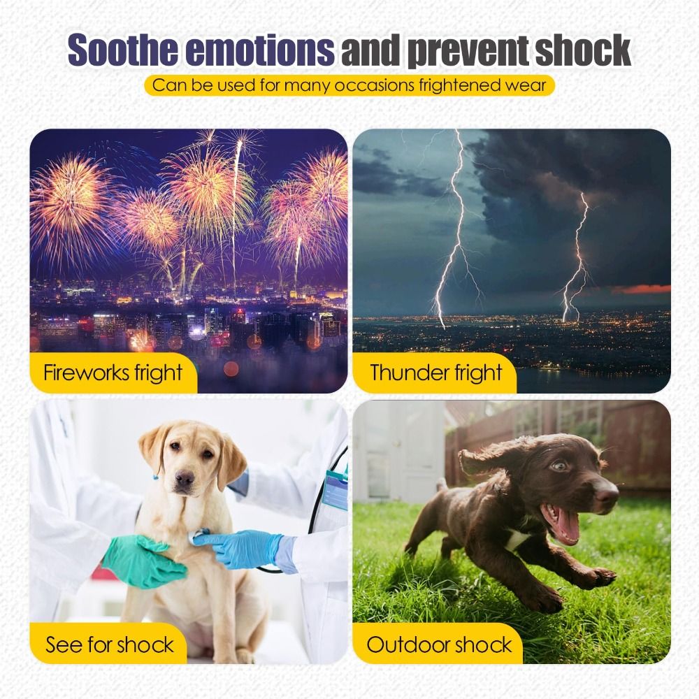سترة تهدئة للكلاب عازلة للضوضا - مراجعة Dog Anxiety Vest وسعره