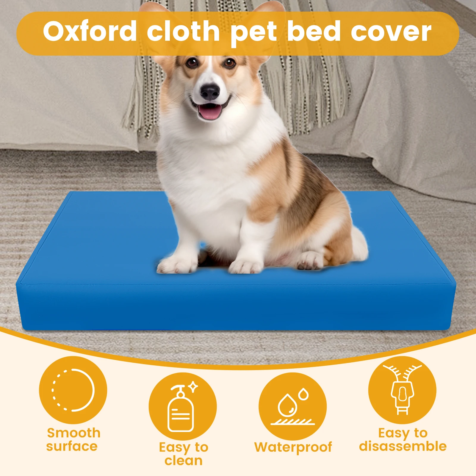 غطاء سرير الكلب أكسفورد القماش - مراجعة Pet Supplies Dog Wash وسعره