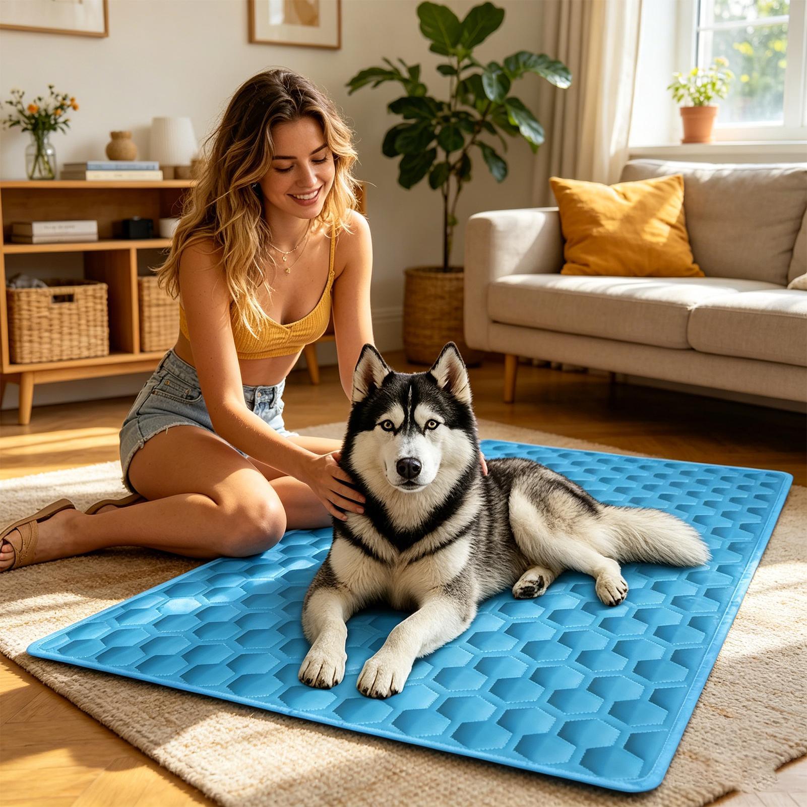 وسادة تبريد صيفية للحيوانات ال - مراجعة Pet Supplies Dog Wash وسعره