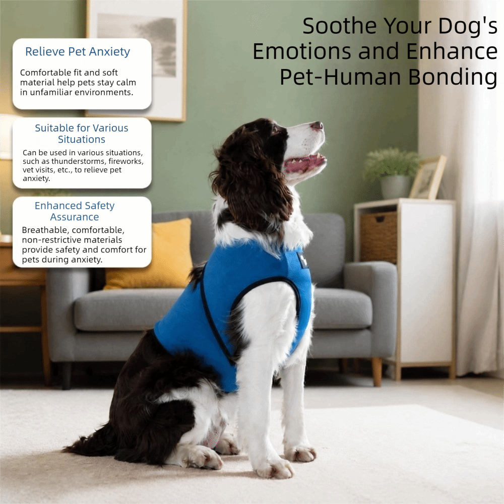 ملابس مريحة للحيوانات الأليفة، - مراجعة Dog Anxiety Vest وسعره