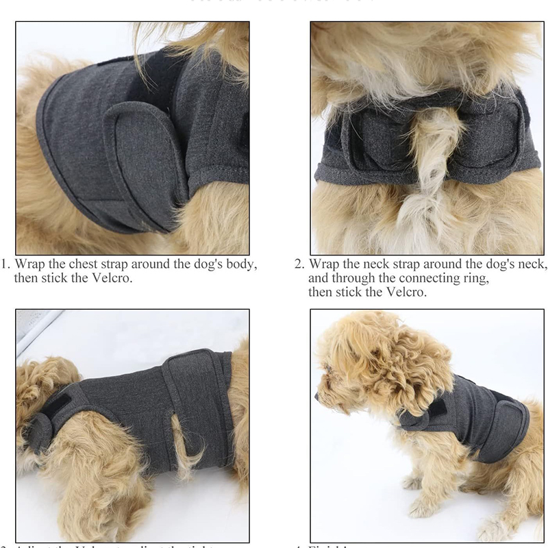 سترة مضادة للقلق للكلاب قابلة  - مراجعة Dog Anxiety Vest وسعره