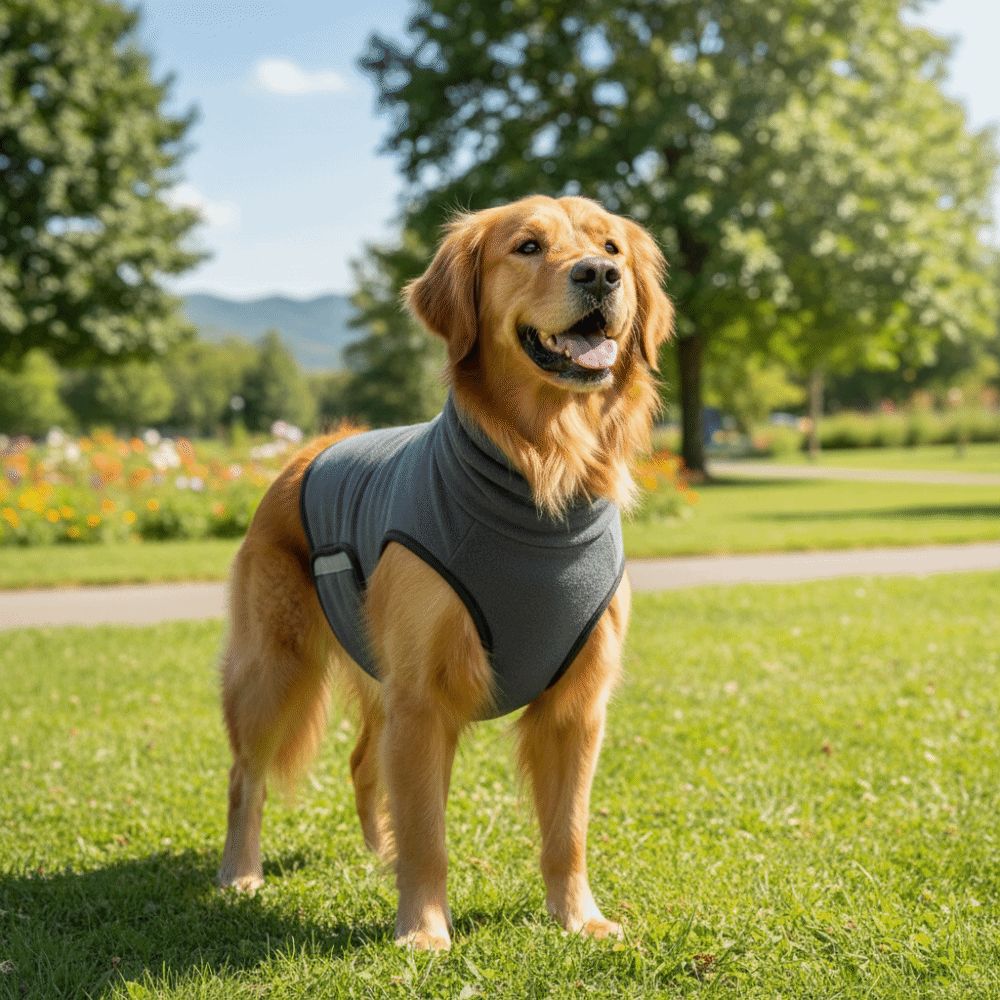 سترة مضادة للقلق للكلاب عازلة  - مراجعة Dog Anxiety Vest وسعره