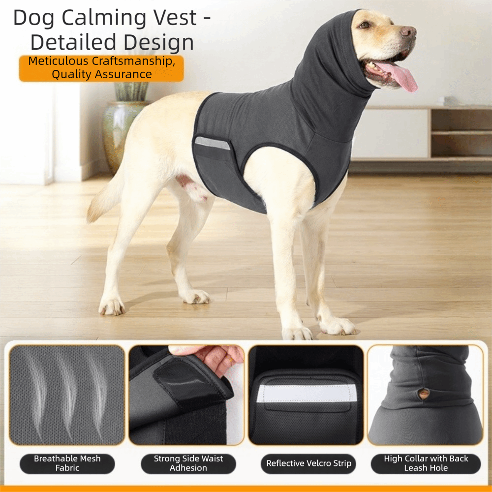 سترة مضادة للقلق للكلاب عازلة  - مراجعة Dog Anxiety Vest وسعره