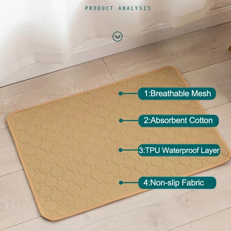 وسادات تبول للكلاب قابلة للغسل - مراجعة Pet Supplies Dog Wash وسعره