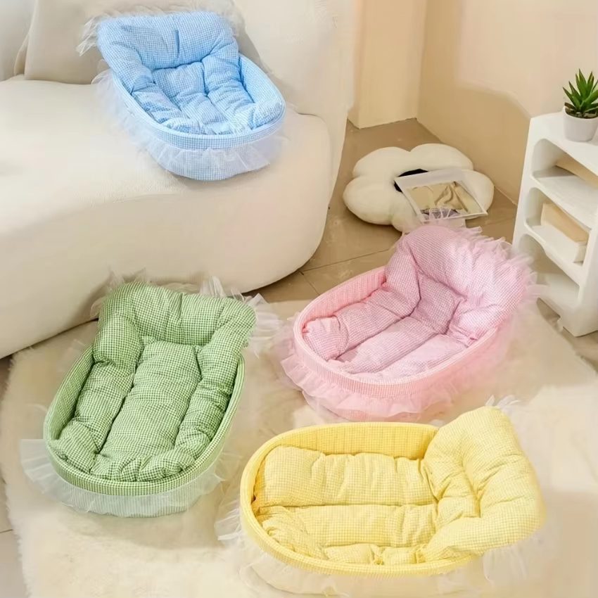 سرير كلاب ماكارون، بيت للحيوان - مراجعة Pet Supplies Dog Wash وسعره
