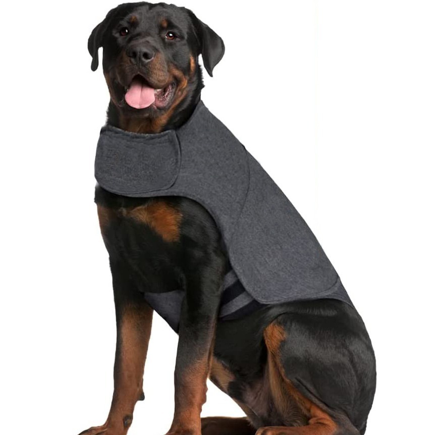 سترة تخفيف القلق للكلاب، ملابس - مراجعة Dog Anxiety Vest وسعره