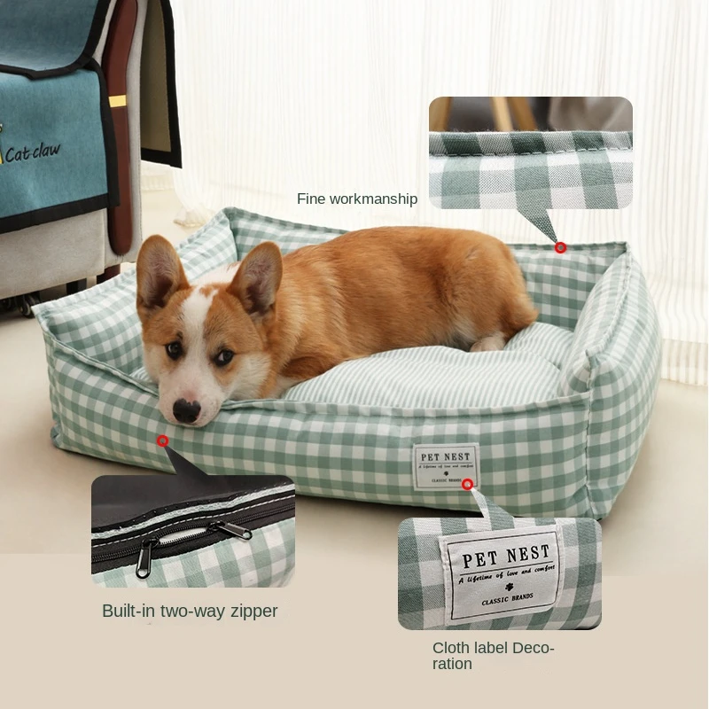 سرير للكلاب والقطط، بيت للجراء - مراجعة Pet Supplies Dog Wash وسعره